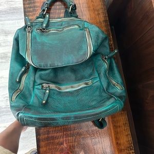 Lusher Italian leather backpack